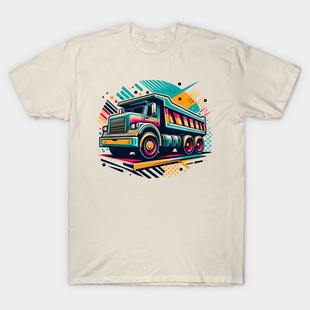 Dump truck T-Shirt by Vehicles-Art